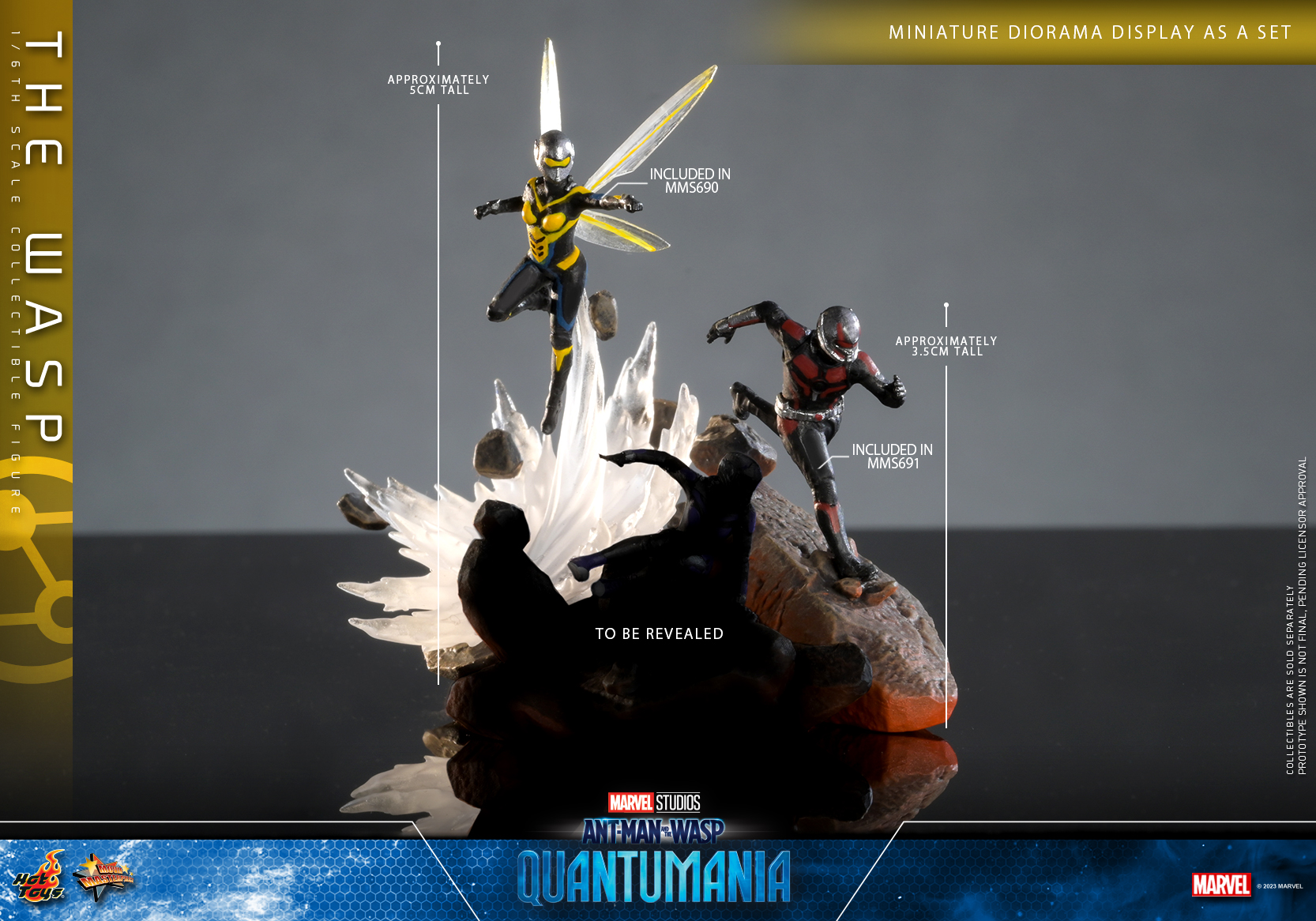 Hot Toys MMS691 1/6 Ant-Man and the Wasp: Quantumania - The Wasp
