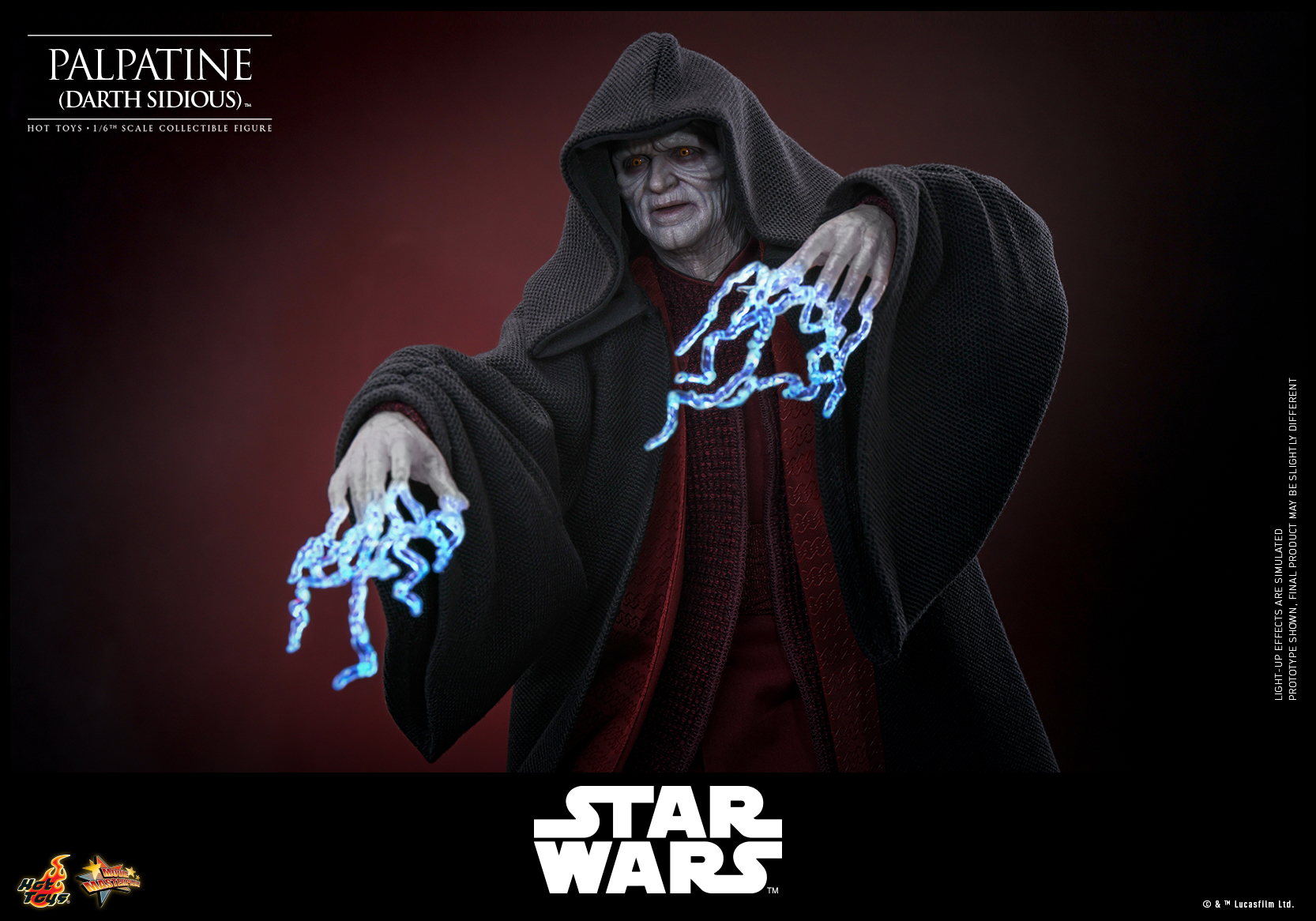 Hot Toys MMS805 Star Wars: Episode III – Revenge of the Sith - Palpatine (Darth Sidious)