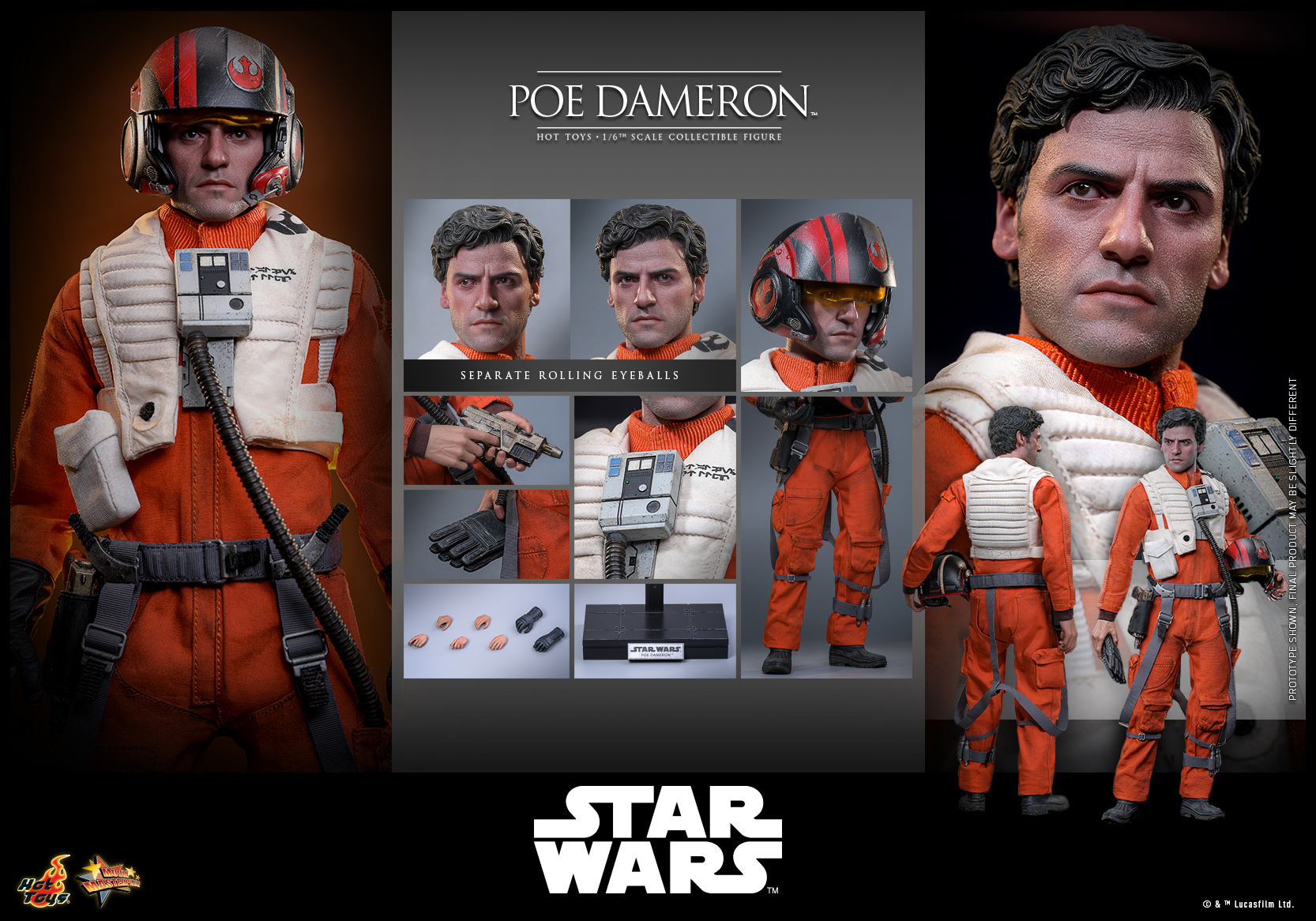 Hot Toys MMS806 Star Wars: The Force Awakens - Poe Dameron