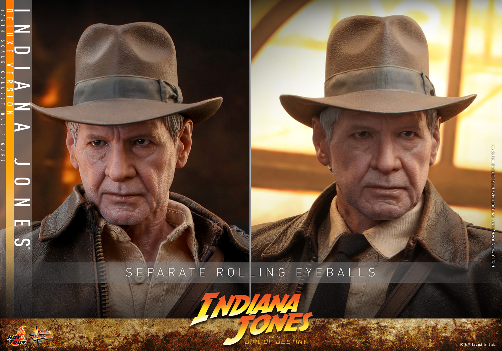 Hot Toys MMS717 1/6 Indiana Jones and the Dial of Destiny - Indiana Jones (Deluxe Version)