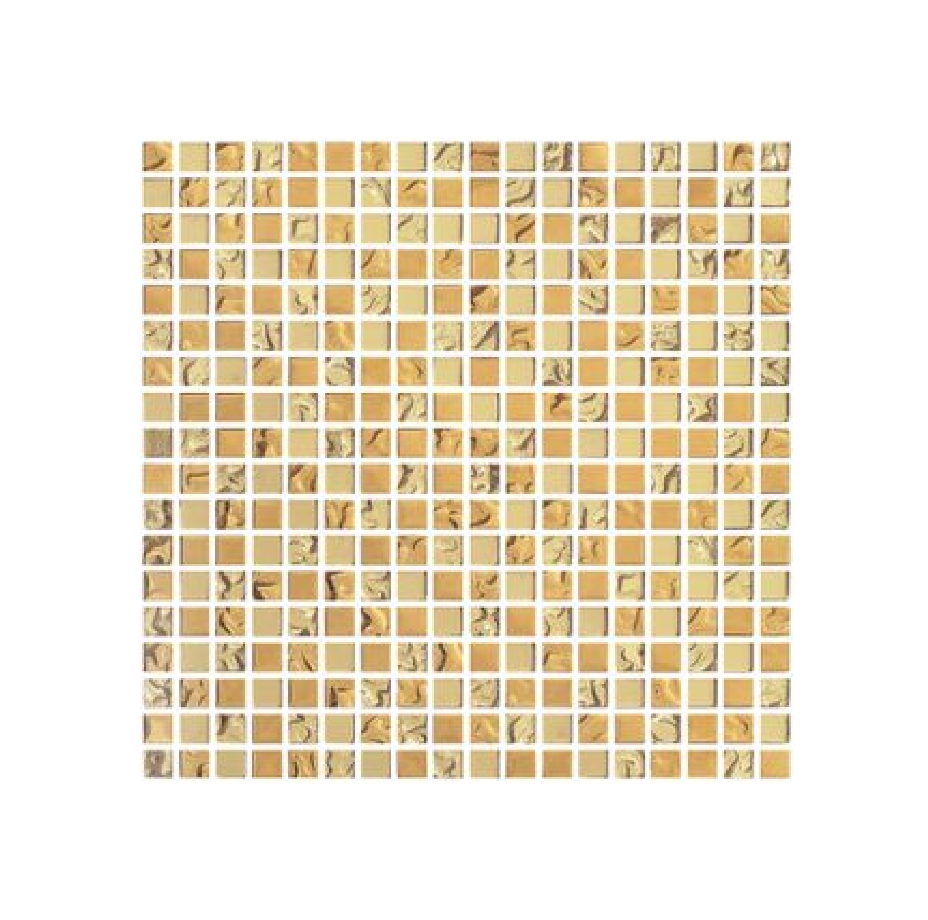 กระเบื้องโมเสกแก้ว KASSA รุ่น KMS-CH19 ขนาด 30 x 30 ซม. สีทอง