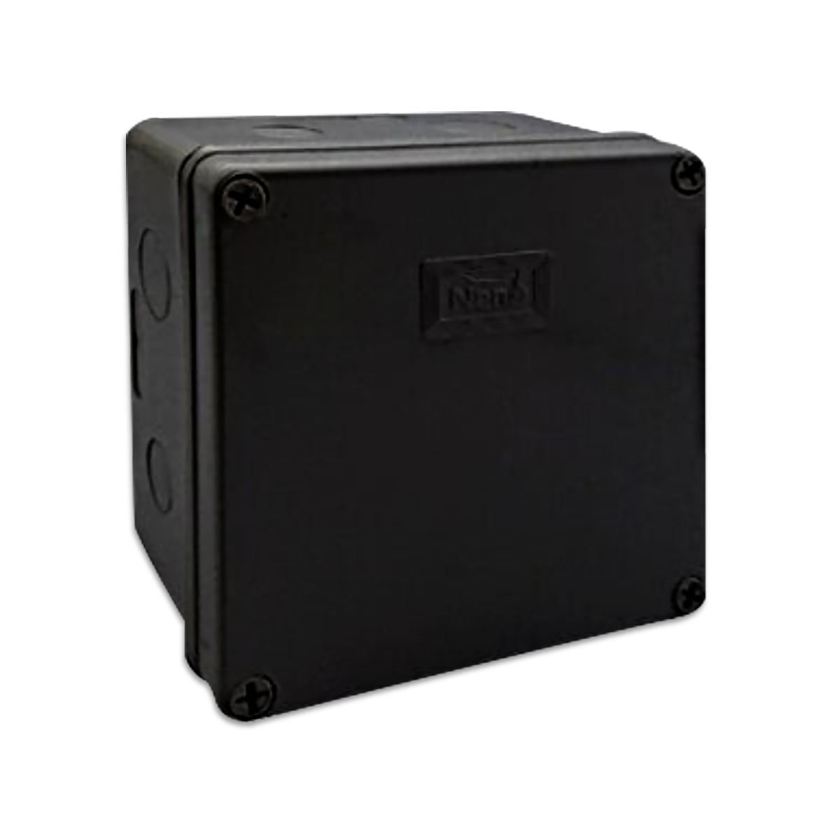 NANO กล่องกันน้ำ ขนาด 6x6x3.3" สีดำ รุ่น NANO-204B (30 ชิ้น/กล่อง)