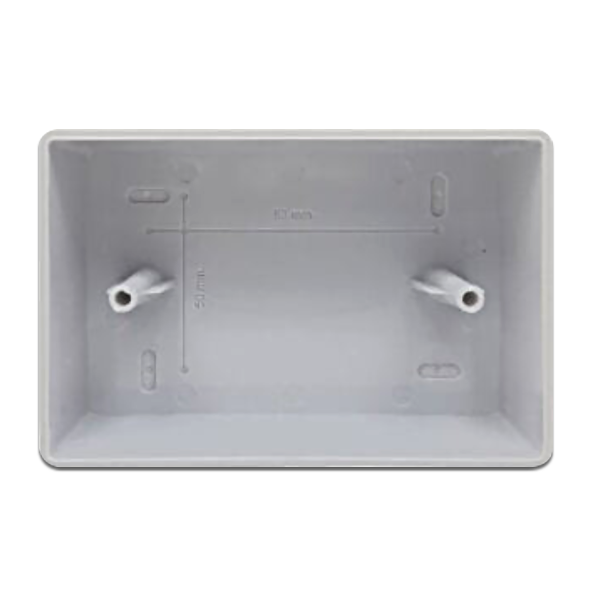 NANO กล่องลอย รุ่นหนา Classic Series สีขาว รุ่น NANO-416W-BOX (20 ชิ้น/กล่อง)