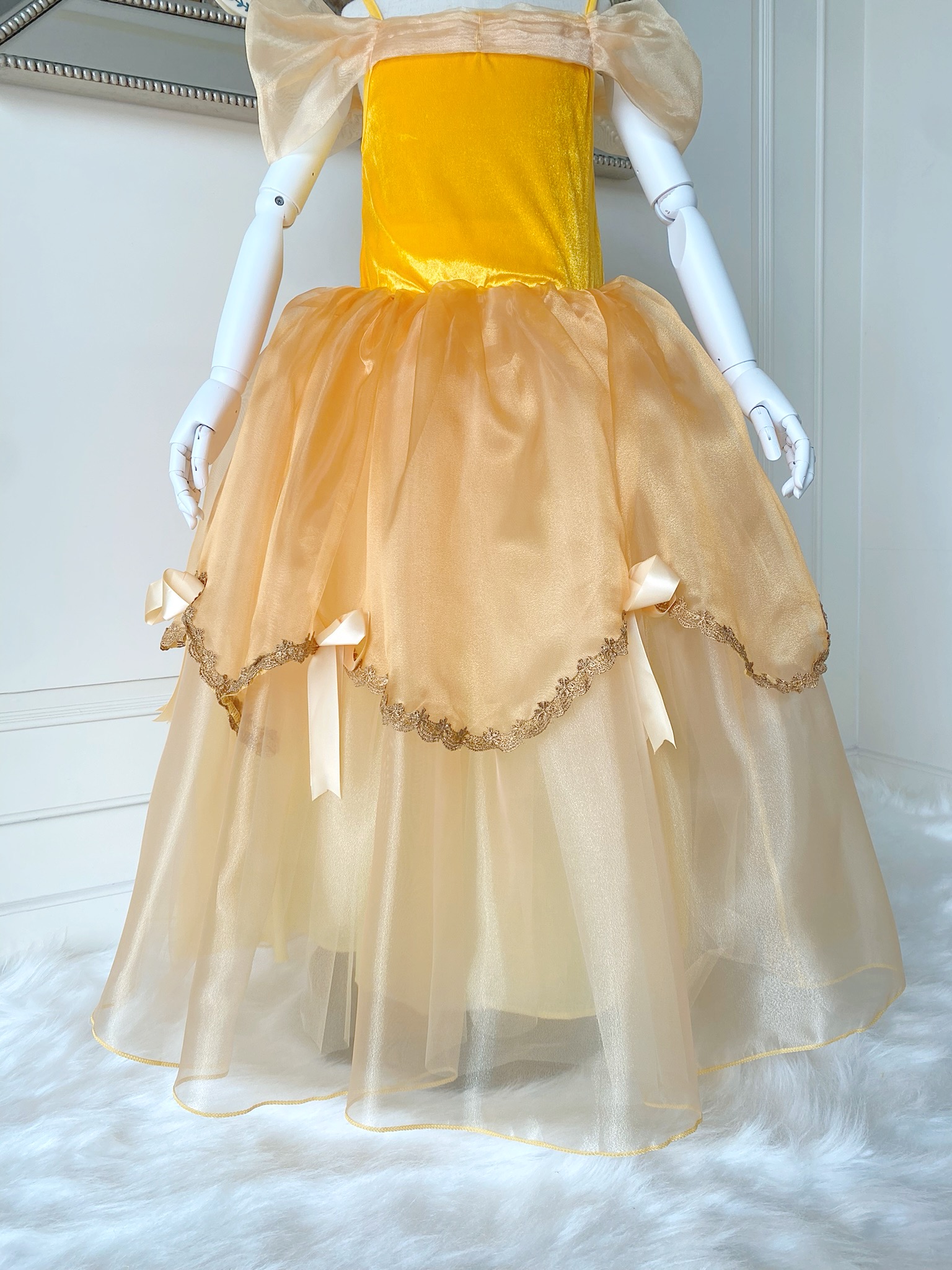 ชุดเจ้าหญิงเบลล์ พร้อมปลอกแขน