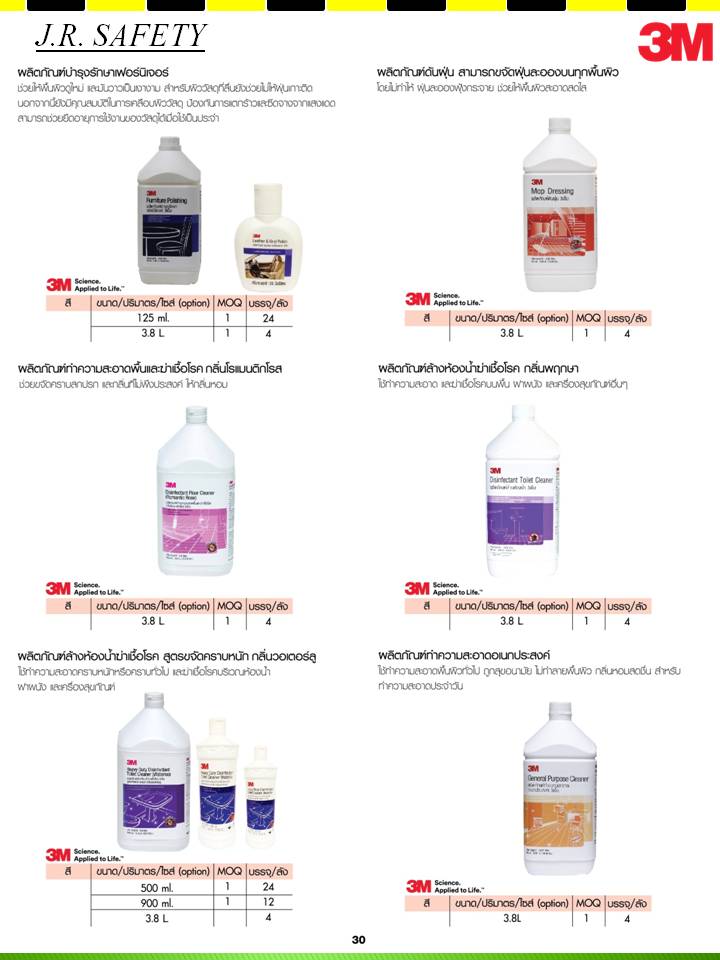 ผลิตภัณฑ์ ทำความสะอาด 3M