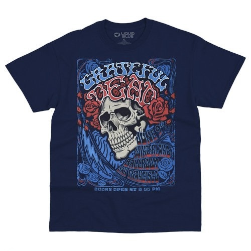 🇺🇸[PREORDER] เสื้อวง GRATEFUL DEAD T-SHIRT รวมลายสุดฮิต ลิขสิทธิ์แท้ LIQUID BLUE จาก USA