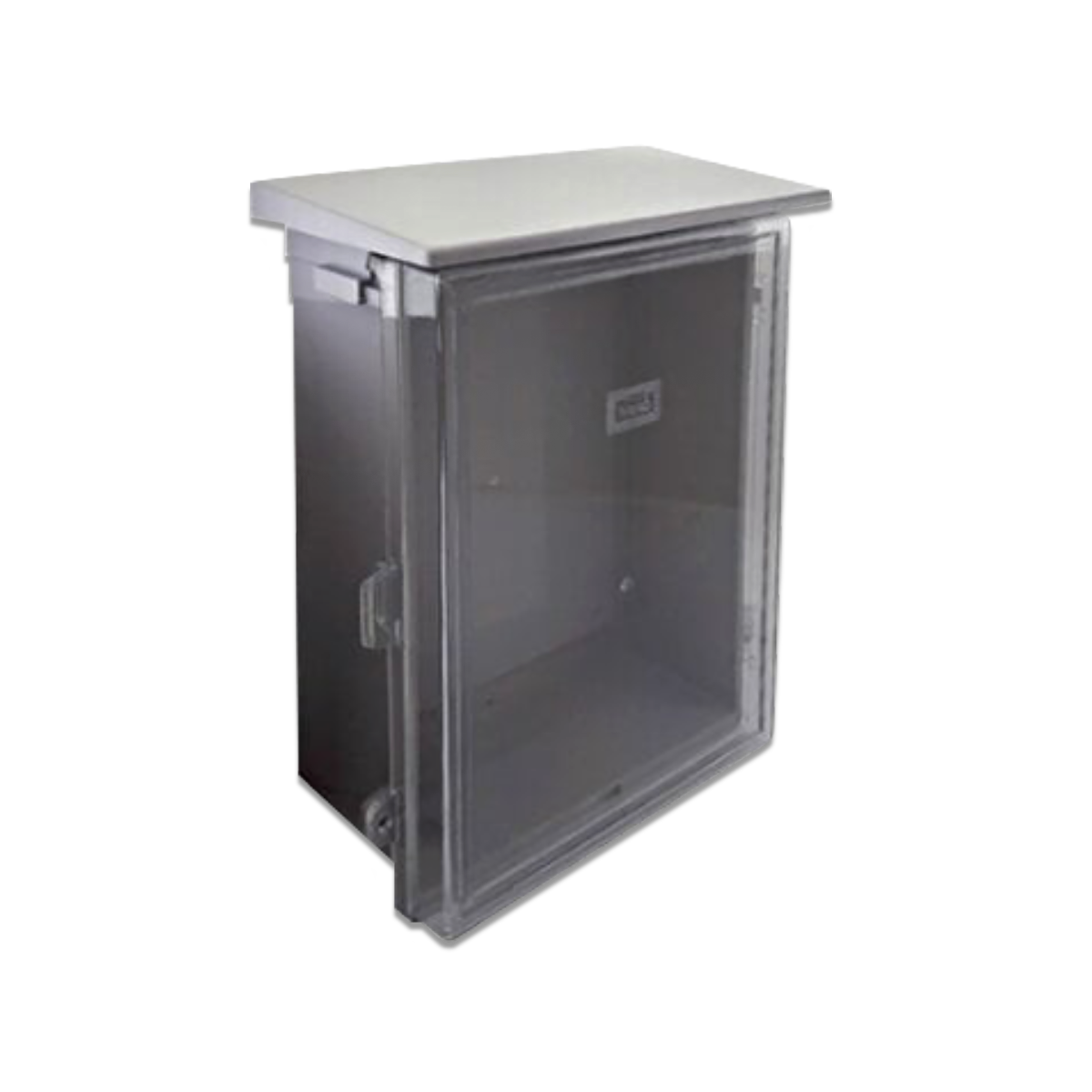 NANO ตู้กันฝน ขนาด 12.5x16x6.5" สีเทา(ฝาใส) รุ่น NANO-103CG (1 ชิ้น/กล่อง)