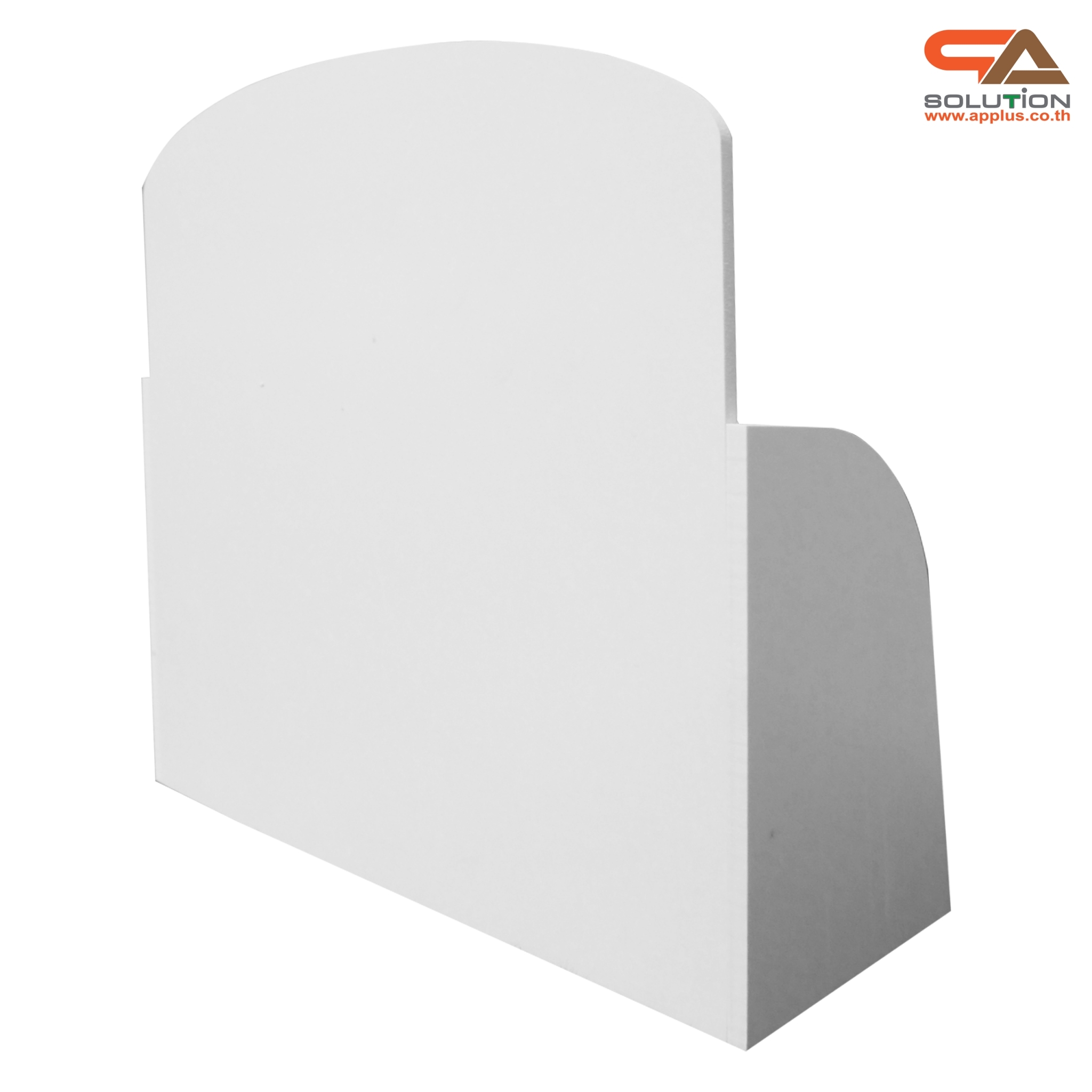 ชั้นวางสินค้าตั้งโต๊ะ TB-19 ขนาด (W) 23 x (D) 12 x (H) 25 cm. วัสดุพลาสวูดหนา 5 มม.