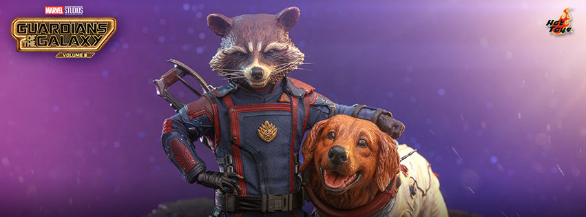 Hot Toys MMS708 1/6 Guardians of the Galaxy Vol. 3 - Rocket and Cosmo