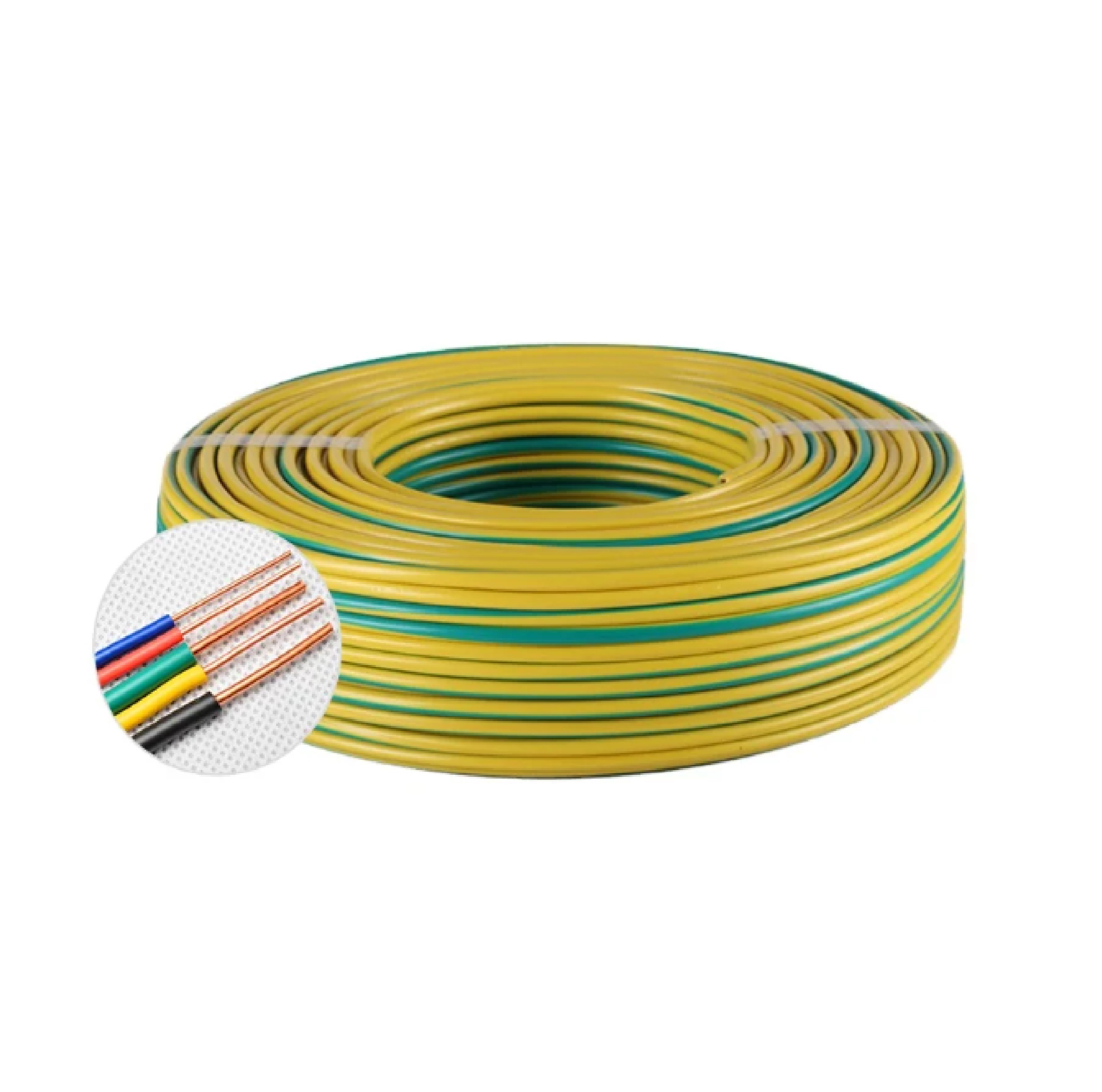 BCC Bangkok Cable H05V-K-LF H07V-K-LF ขนาด 0.5-2.5 SQ.MM. ขายยกม้วน 100เมตร/ม้วน