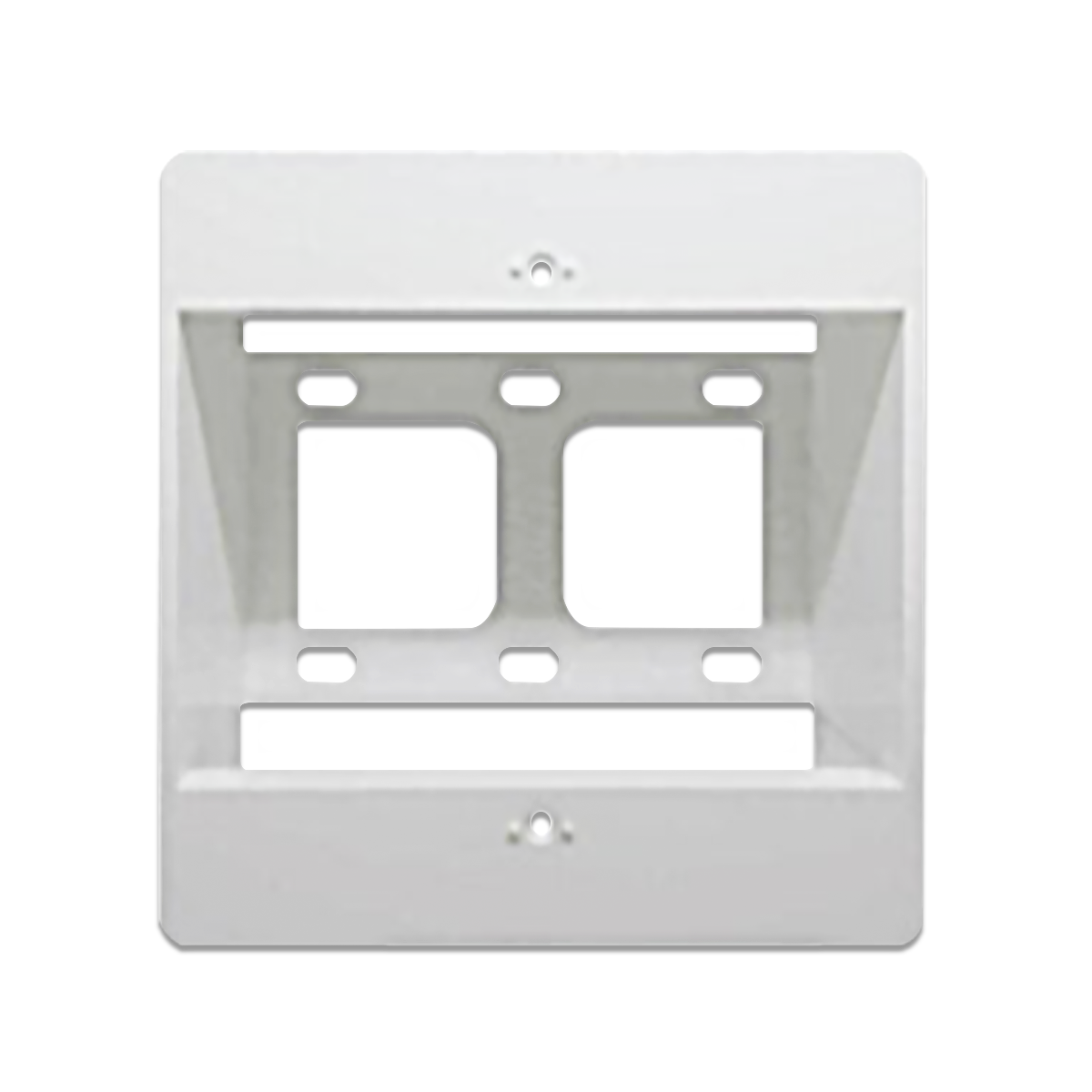 NANO กล่องลอยขอบเหลี่ยมจตุรัส ขนาด 86x86 มิล Classis series สีขาว รุ่น NANO-86-BOX (50 ชิ้น/กล่อง)