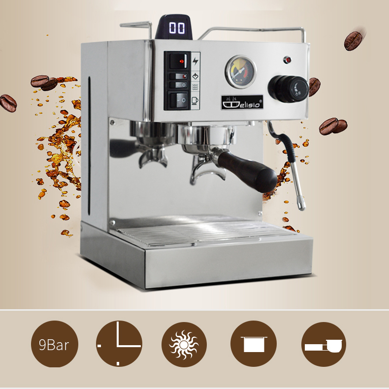 เครื่องชงกาแฟ 1 หัวกรุ๊ป Delisio 1050W.