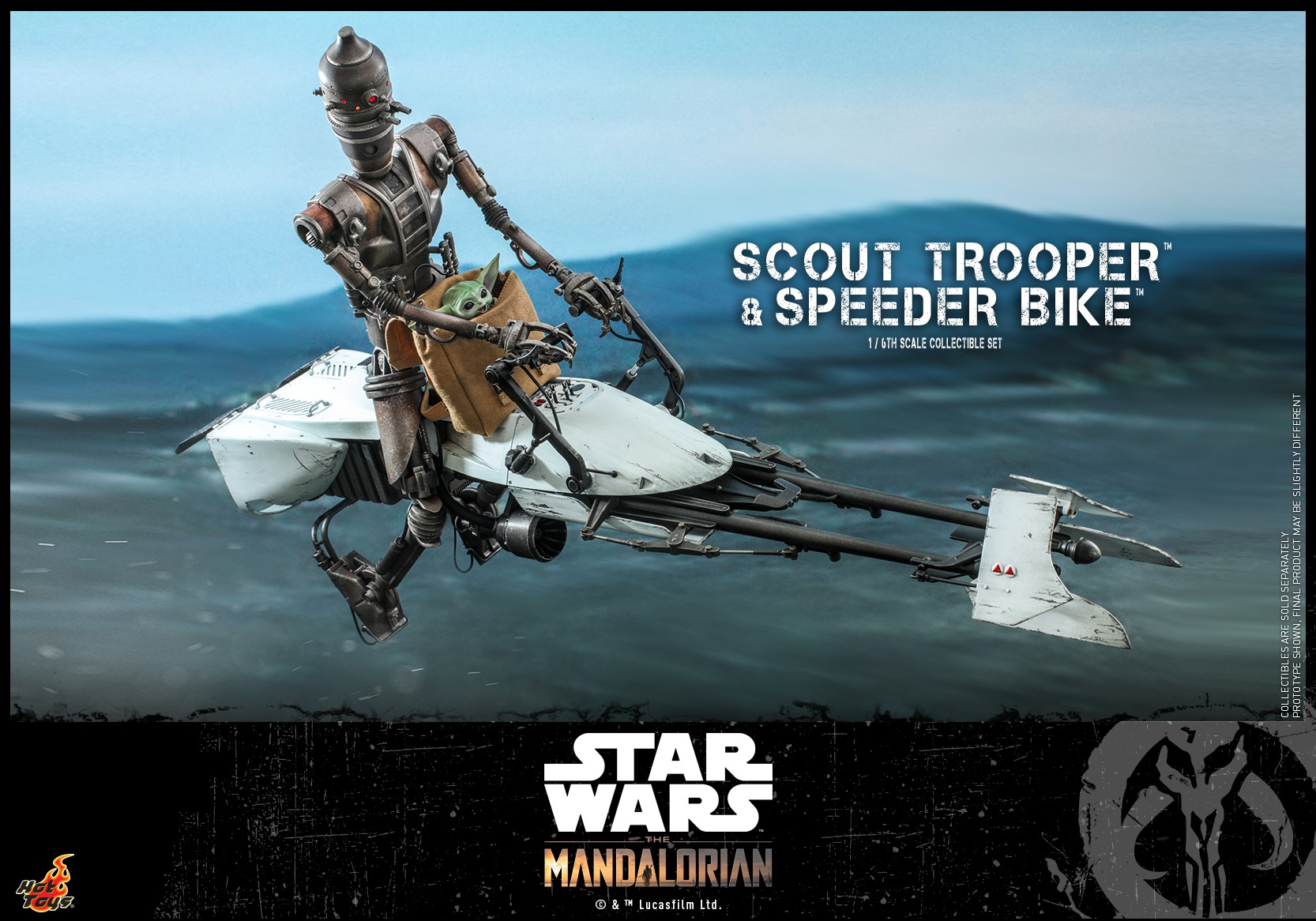 Hot Toys TMS017 The Mandalorian 1/6 Scout Trooper and Speeder Bike