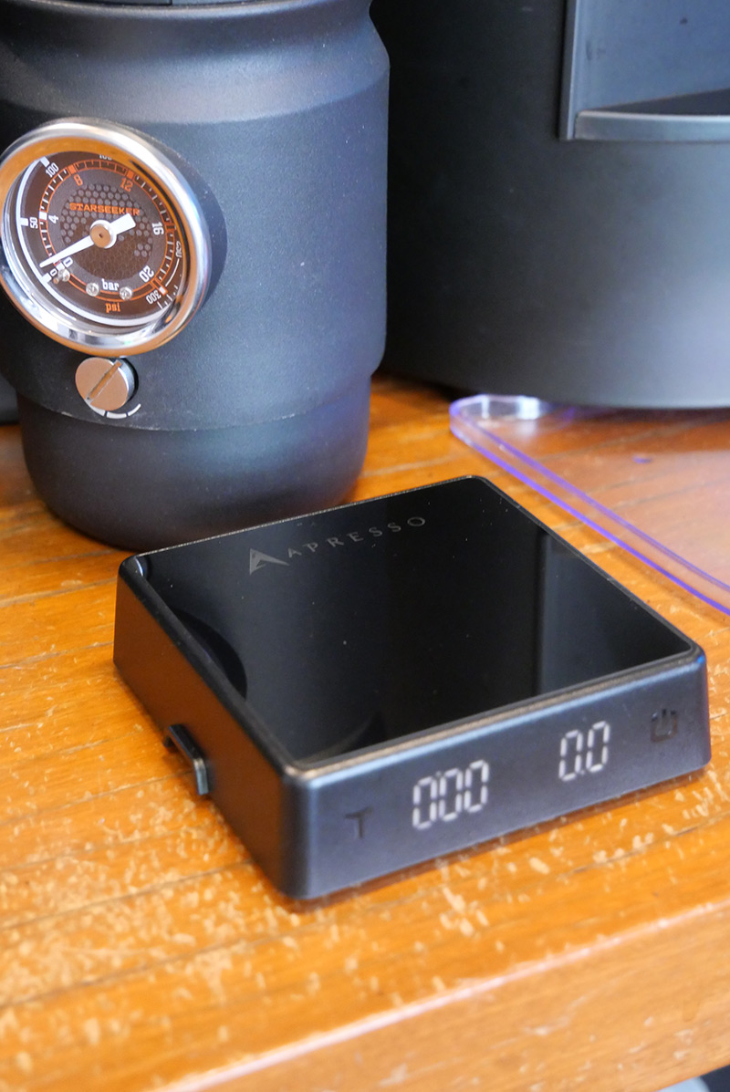 Barista Coffee Scale with Auto Timer – APRESSO CUBE