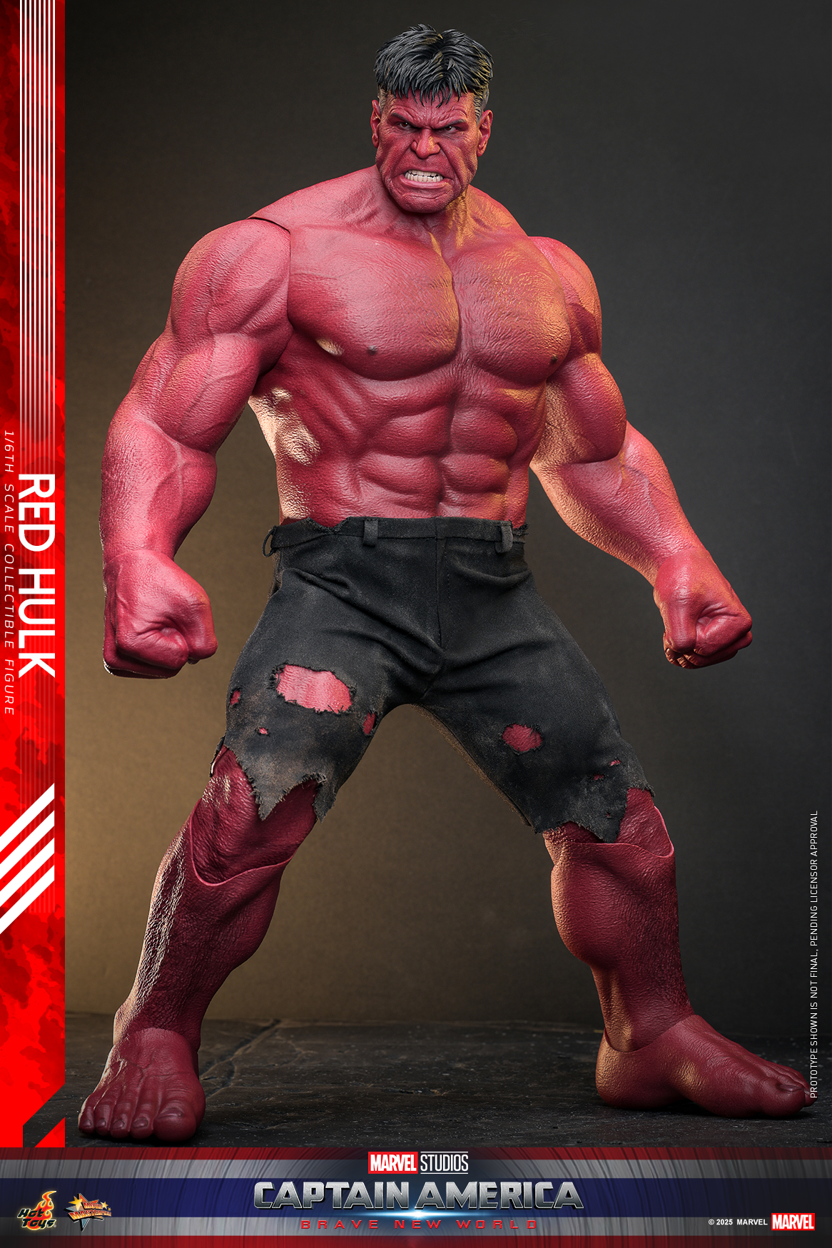 Hot Toys MMS797 Captain America: Brave New World - Red Hulk