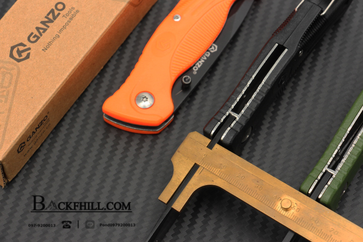 มีดพับ Ganzo กานโซ่ รุ่น G611 - OR / 420 Steel / ของแท้ 100%