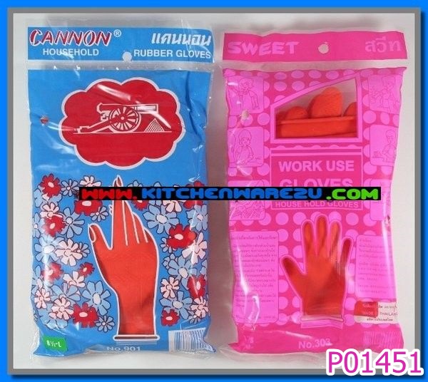 P01451 ถุงมือยาง ราคาขายส่งต่อ 1 โหล:12 คู่ (180 บ/โหล ขายส่งทุกอย่าง 20 บาท)