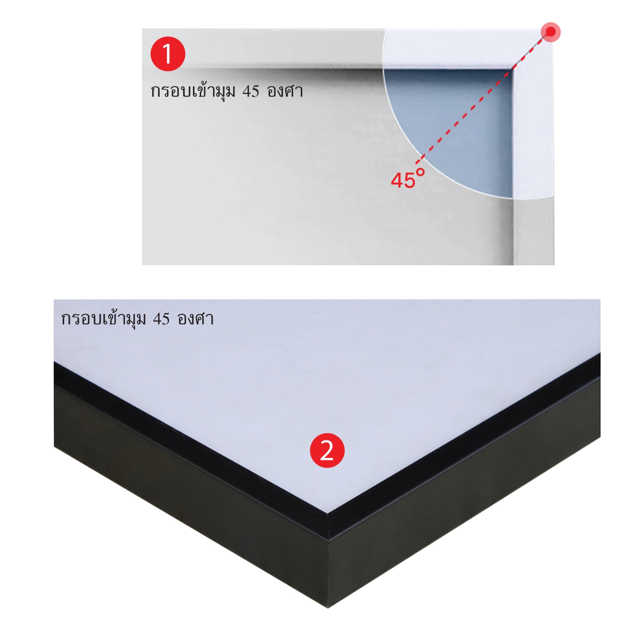 กรอบอะลูมิเนียม กรอบโปสเตอร์ กรอบรูป SNAP FRAME รุ่น B สีดำ สอดงานพิมพ์ด้านบน น้ำหนักเบา ติดตั้งง่าย ไม่ต้องเจาะผนัง