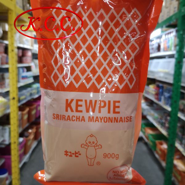 คิวพี มายองเนส ศรีราชา ขนาด 900 g. (KEWPIE Sriracha Mayonnaise) มายองเนสศรีราชา