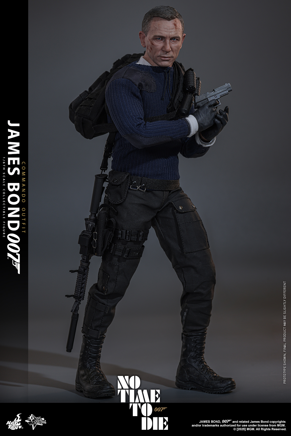 25/08/2568 Hot Toys MMS804 No Time To Die - James Bond (Commando Outfit)