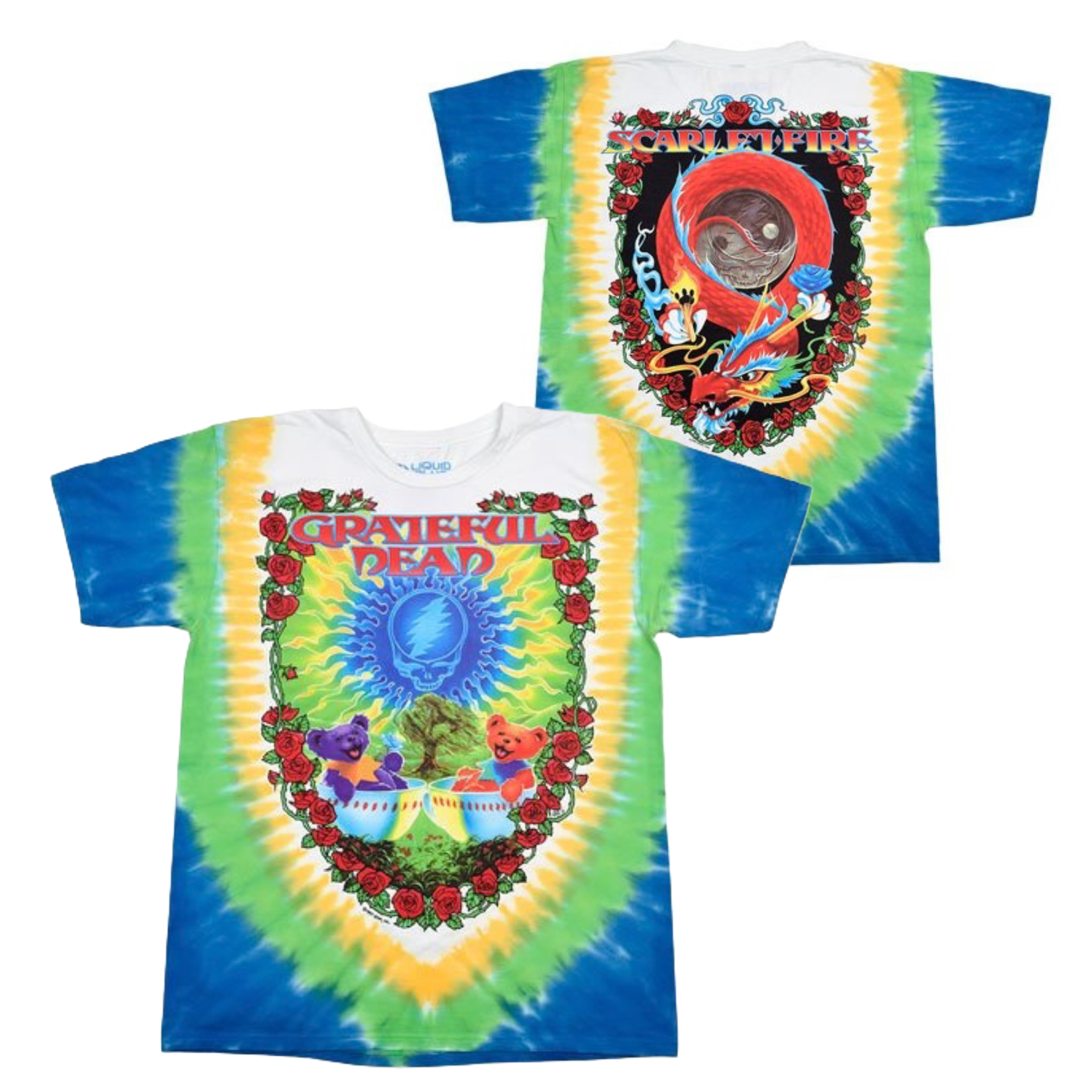 🇺🇸[PREORDER] เสื้อวง GRATEFUL DEAD T-SHIRT รวมลายสุดฮิต ลิขสิทธิ์แท้ LIQUID BLUE จาก USA