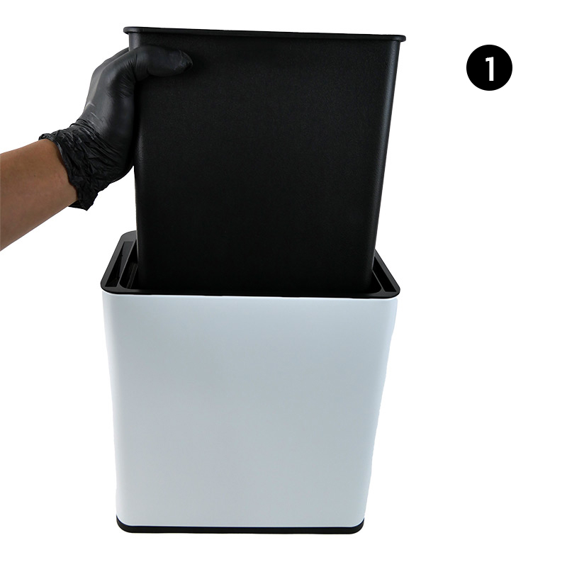 เครื่องล้างด้ามชงอัตโนมัติ พร้อมอ่างเคาะกากกาแฟในตัว ใช้งานง่าย ถอดล้างได้ | APRESSO