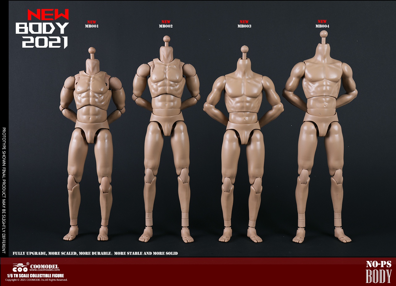 COOMODEL MB001-4 1/6 NEW TYPE MALE BODY