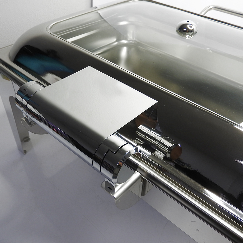 หม้ออุ่นอาหาร 9 ลิตร ทรงเหลี่ยม ฝากระจก