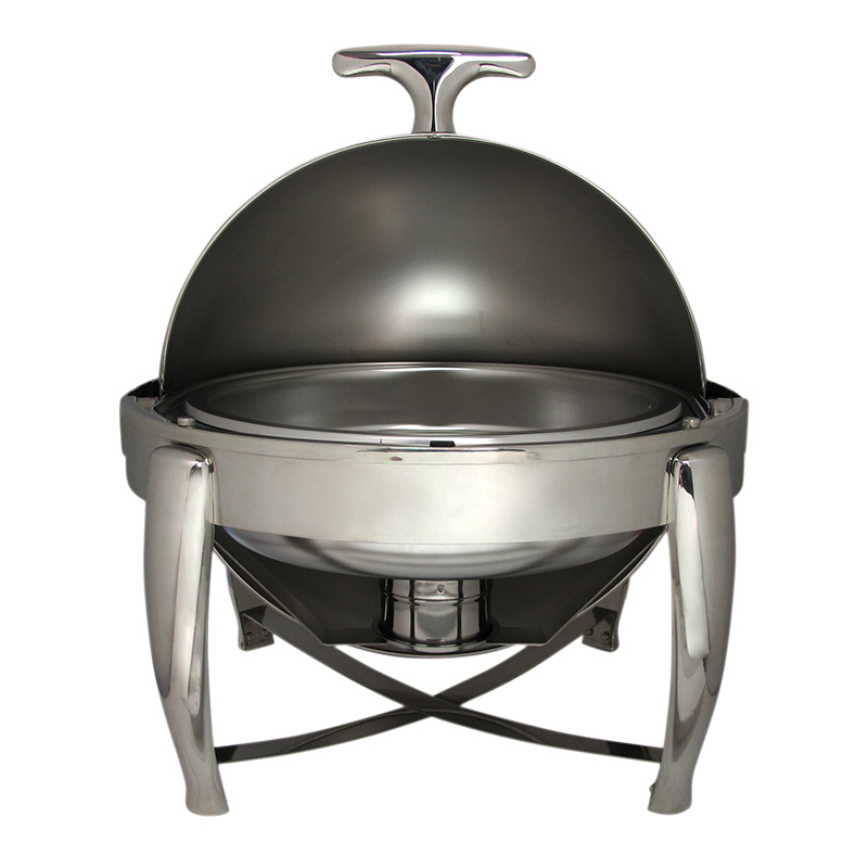 Oblong chafing dish W/Gilt legs 6 Litres 1601-102