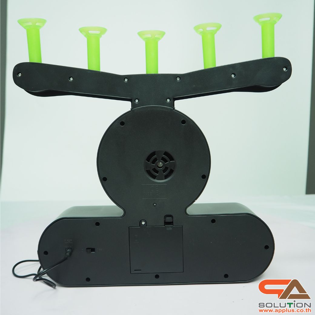 เกมส์ยิงเป้าลอย พร้อมเป้า 5 อัน และลูกบอลโฟม 10 ลูก พร้อมปืนอัดลม+กระสุนโฟม 1 ชุด