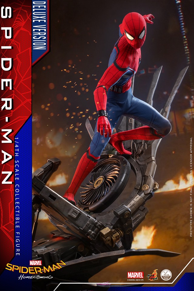 Hot Toys QS015 Spider-Man: Homecoming 1/4 Spider-Man (Deluxe Version)