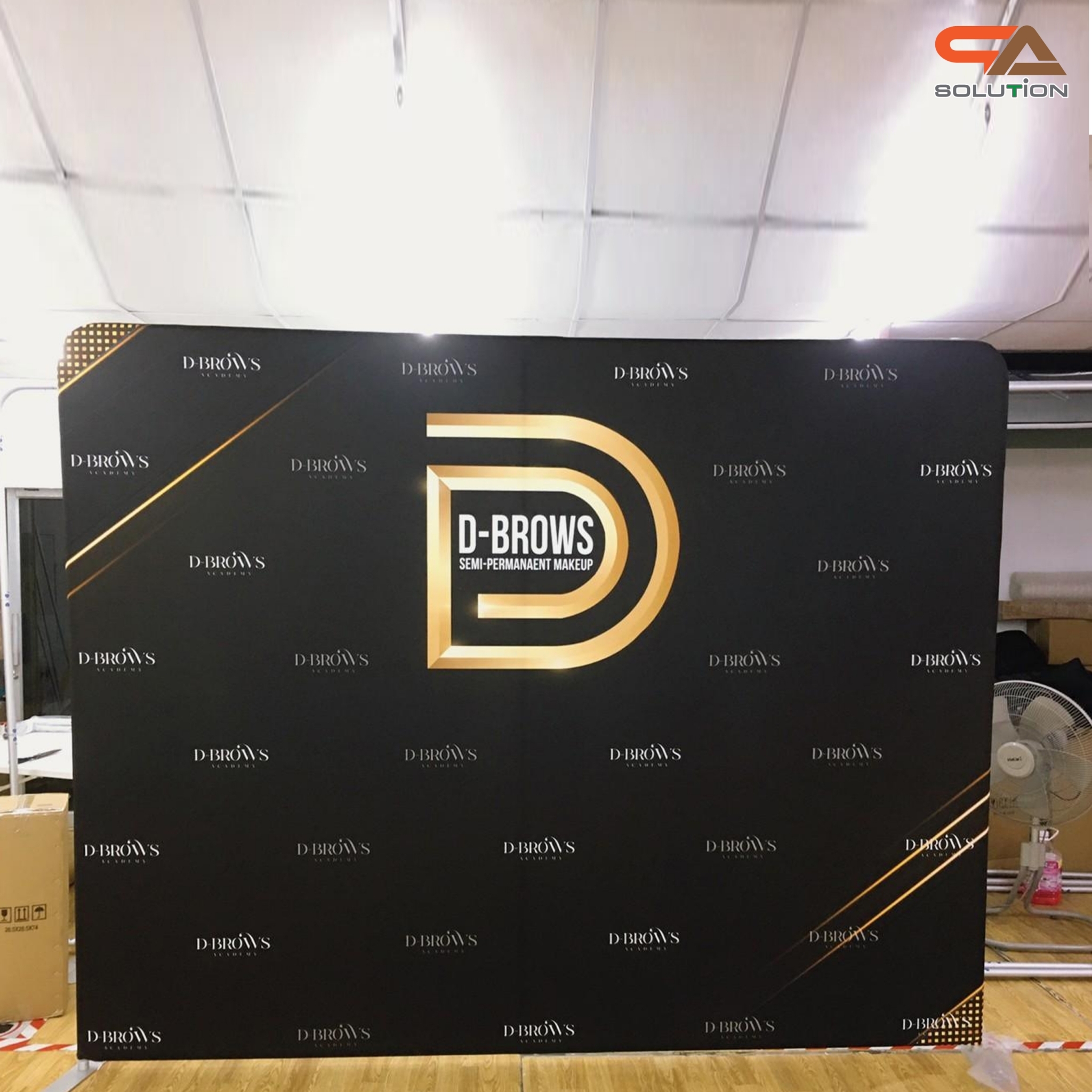 CLEARANCE SALE! แบคดรอปผ้า Fabric Backdrop รุ่นตรง ขนาด (W)244 x (H)226 cm. โครงอะลูมิเนียมถอดประกอบได้ แถมกระเป๋า ฟรี!