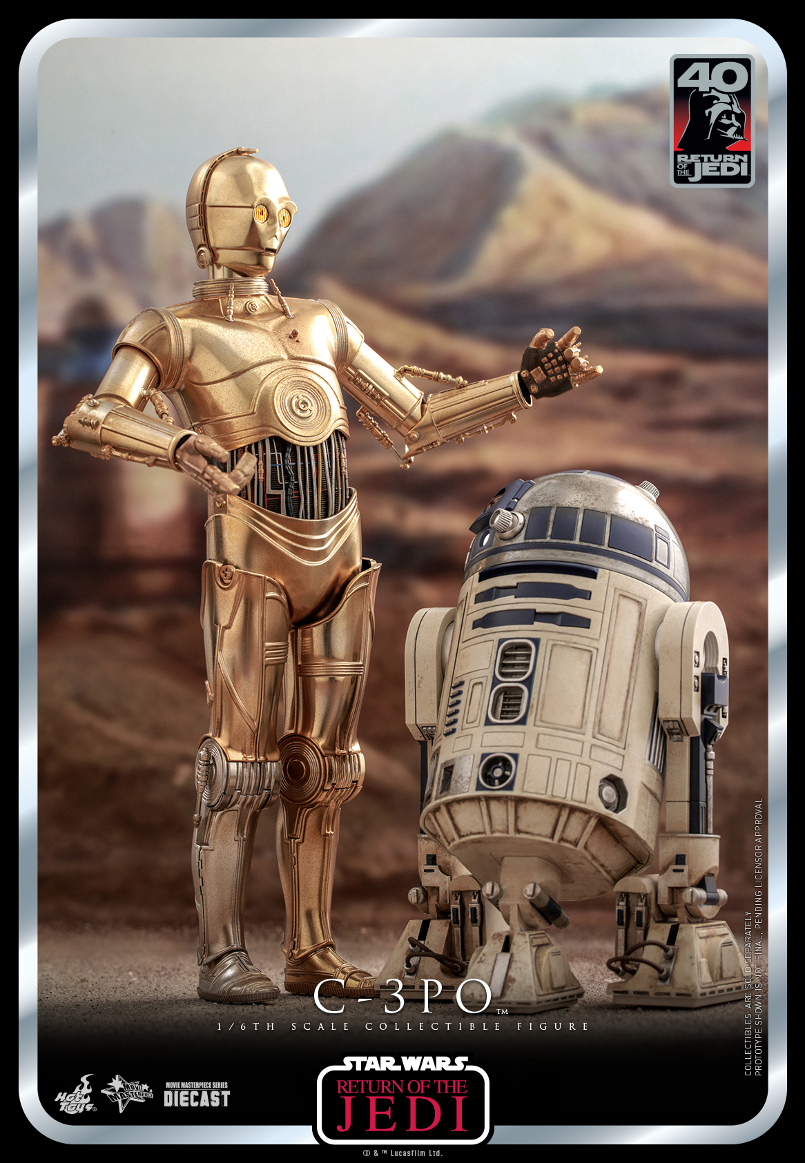 Hot Toys MMS701D56 1/6 Star Wars Episode VI: Return of the Jedi™ - C-3PO™