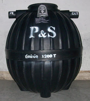 ถังบำบัดน้ำเสีย P&S ทรงบอลลูน