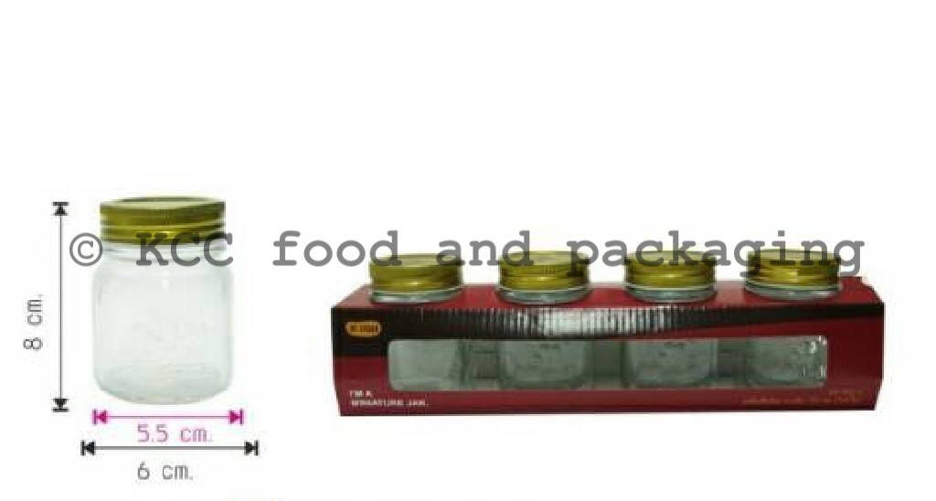 BR-150 - ขวดโหลฝาเกลียวดีบุก สูญญากาศ (4ชิ้น/แพ็ค)