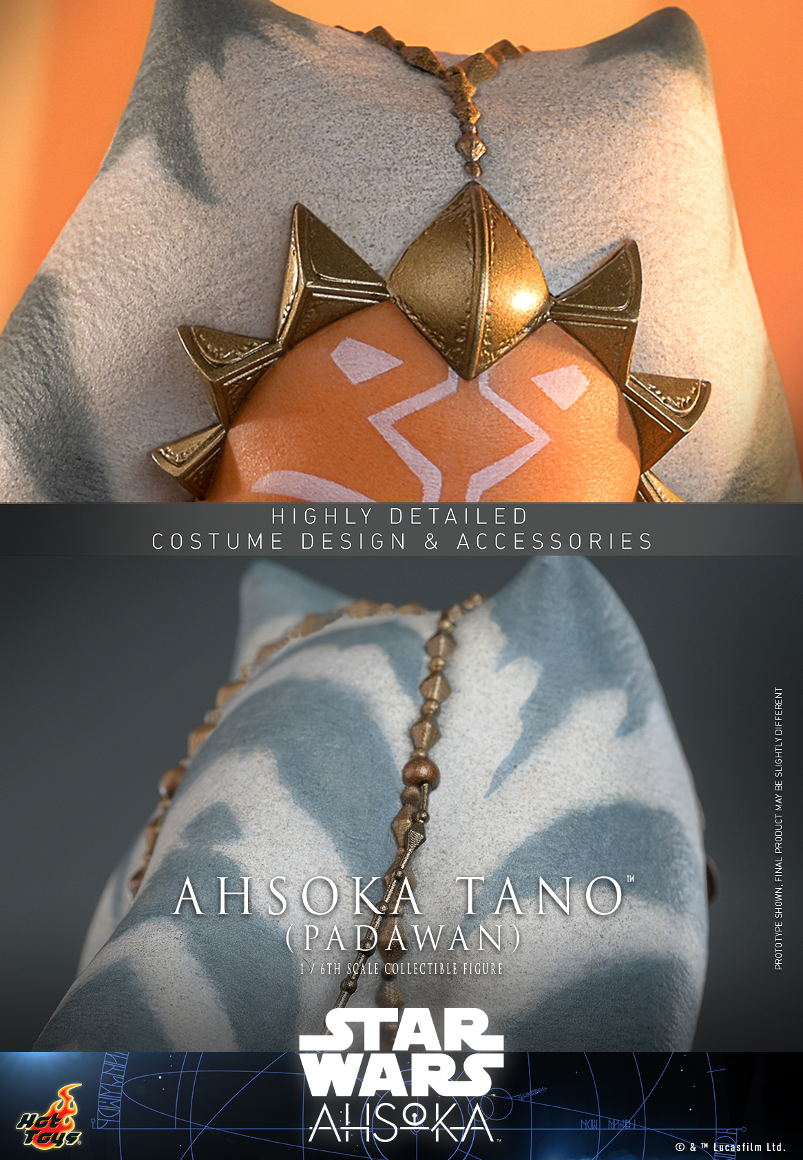 Hot Toys TMS123 1/6 Star Wars: Ahsoka™ - Ahsoka Tano™ (Padawan)