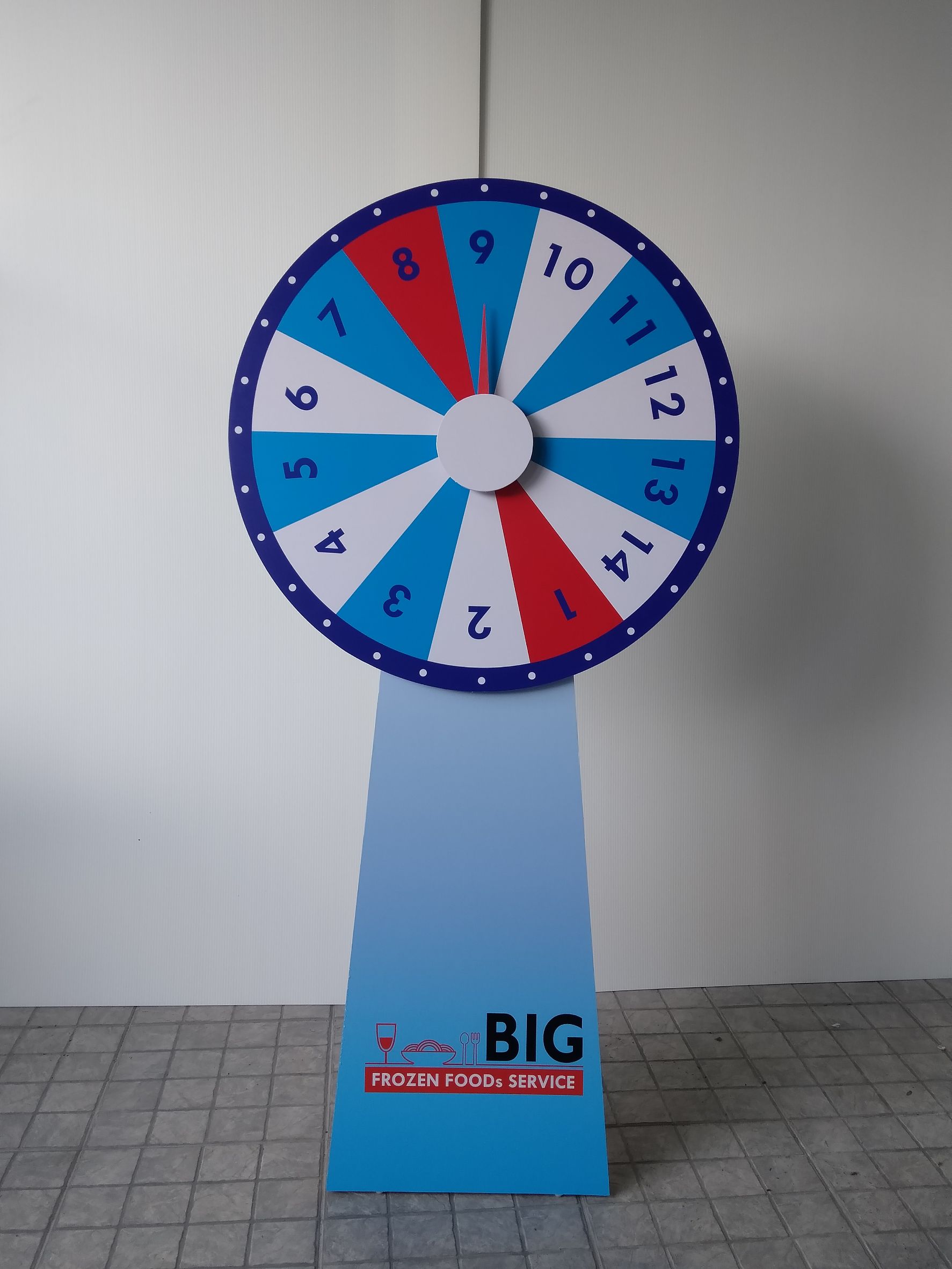 เกมส์วงล้อ รุ่นSTANDY ขนาดวงล้อ 80 ซม. สูง 158 ซม.ถอดประกอบและพับเก็บได้