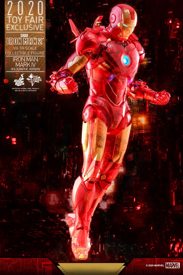Hot Toys MMS568 IRON MAN 2 - IRON MAN MARK IV (HOLOGRAPHIC VERSION)