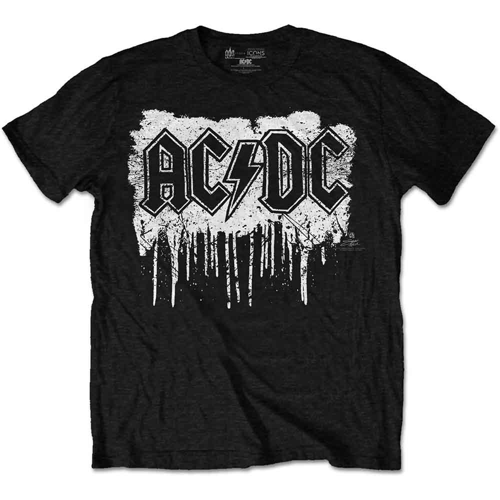 AC/DC Unisex T-Shirt: Dripping With Excitement BLACK