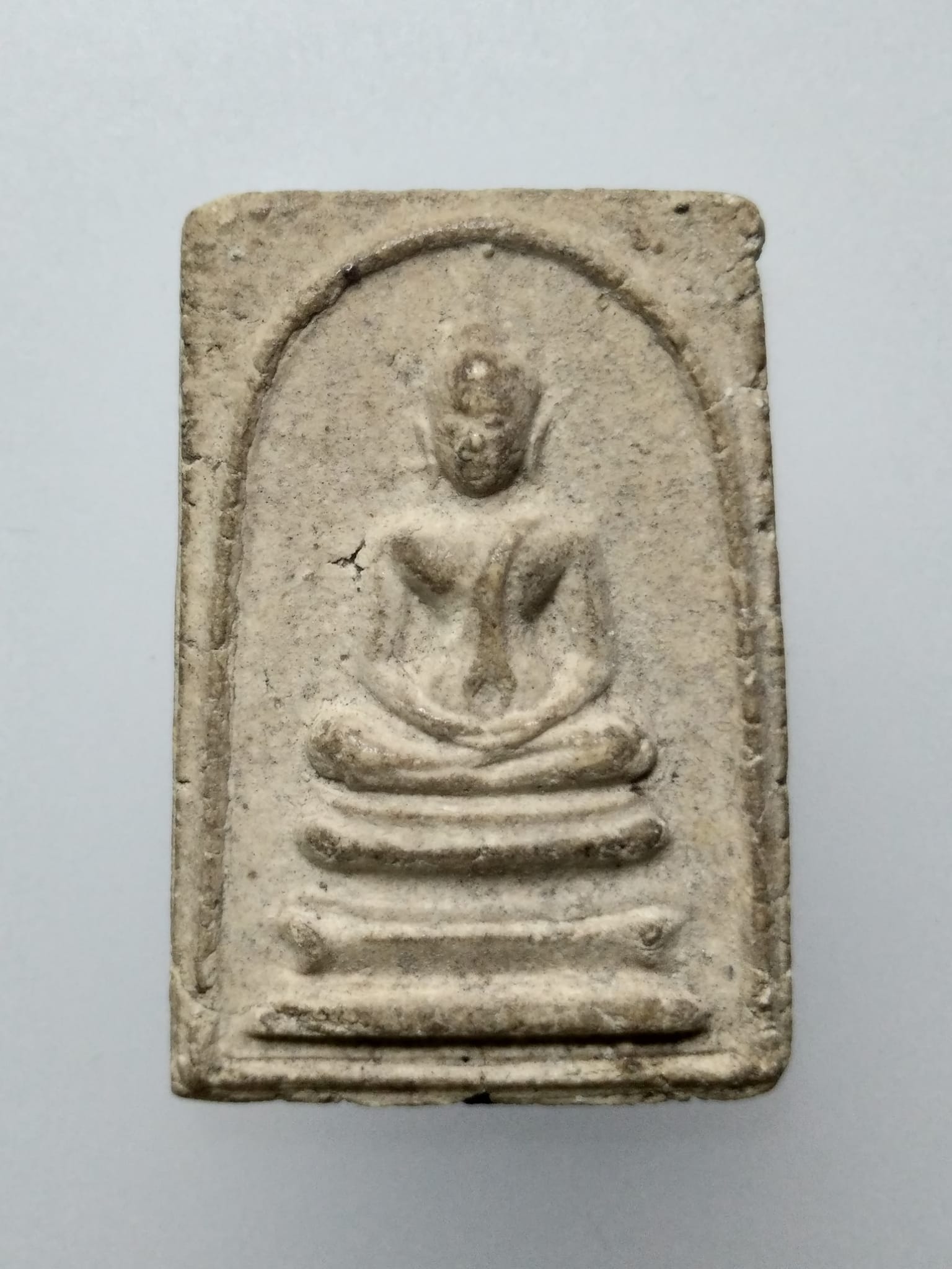 F165 สมเด็จหลวงพ่อเณร เสาร์ 5 พิธีวัดชิโนรส ฝังตะกรุด 1 ดอก ปี 2512 หลวงพ่อกวยร่วมปลุกเสก