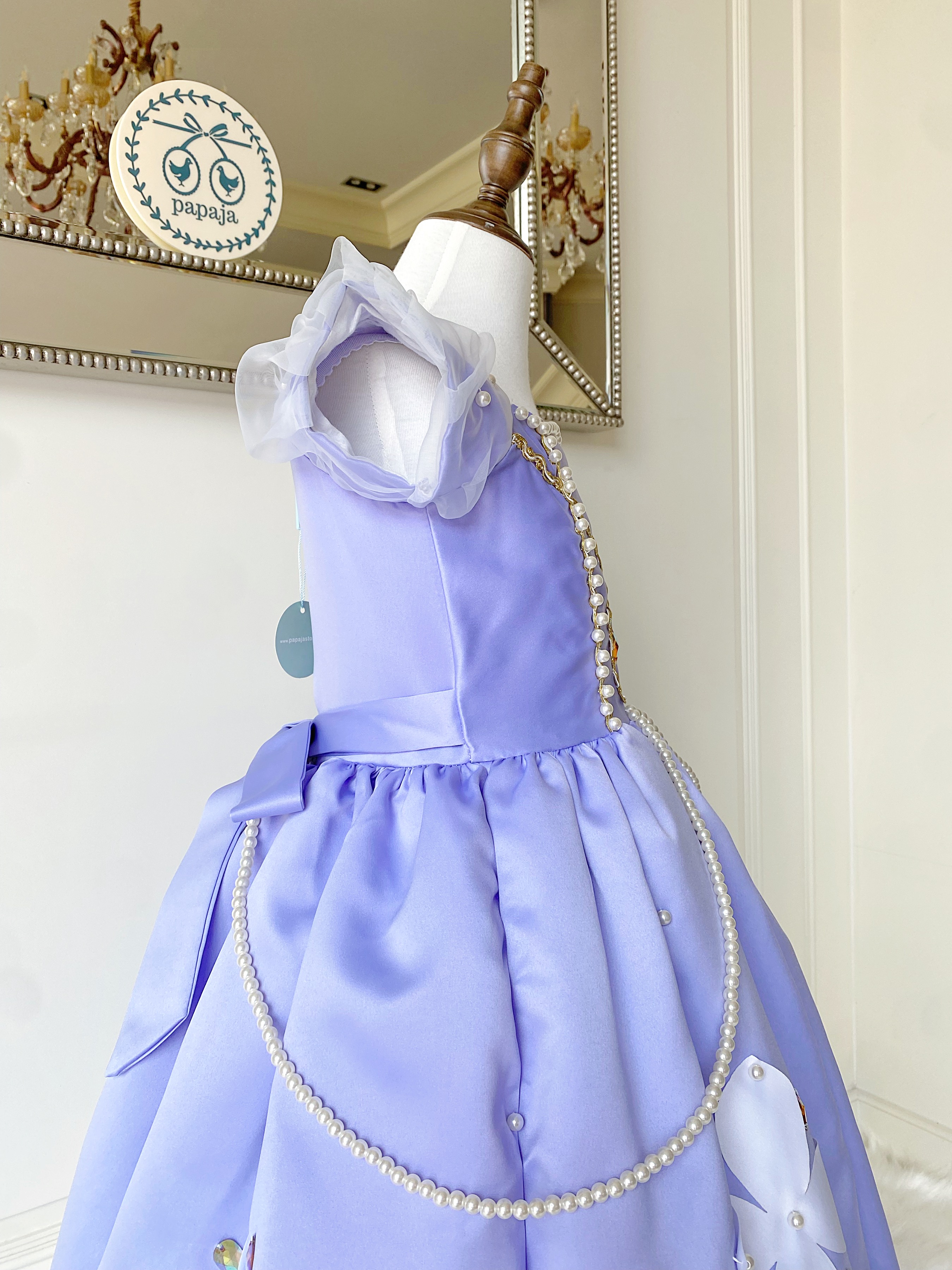 ชุดเจ้าหญิงโซเฟีย ประดับไข่มุก