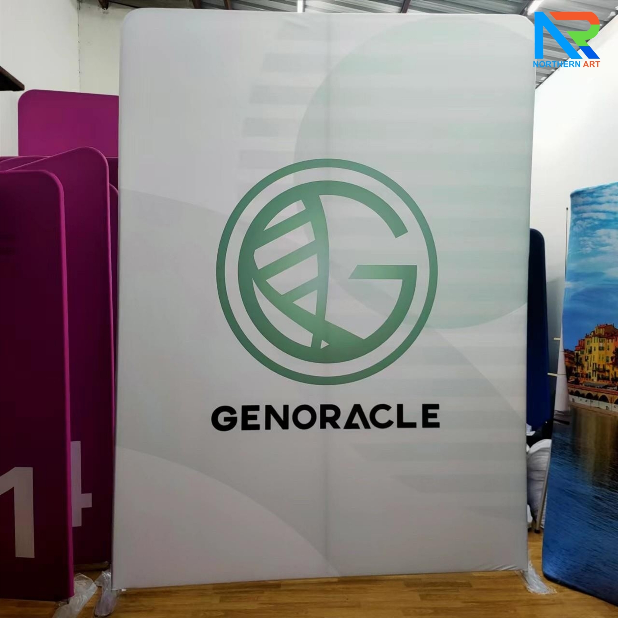 แบคดรอปผ้า (Fabric Backdrop) รุ่นตรง Savvy ขนาด (H)180 x (W)120-1000 cm. โครงอะลูมิเนียม ถอดประกอบได้ แถมฟรี! กระเป๋าใส่อุปกรณ์ 1 ใบ