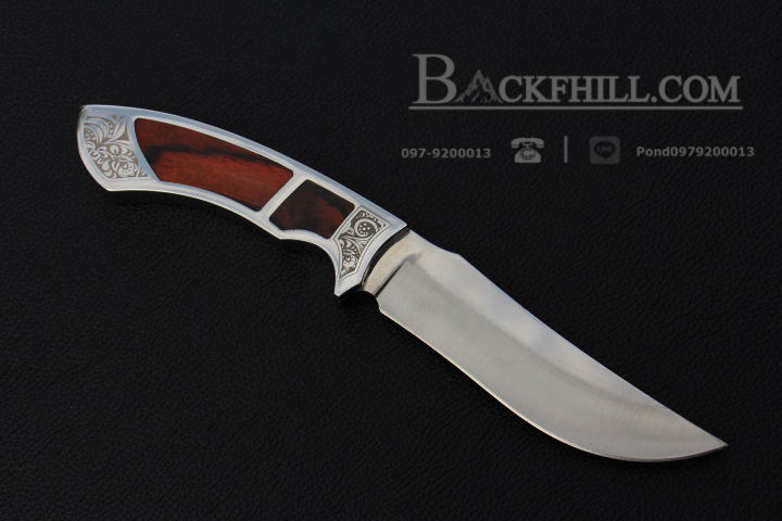 มีดใบตาย COLUMBIA รุ่นNo.139 มีดพกทรงเปอร์เซีย ด้ามจับลายคลาสสิค อย่างดี พร้อมซองไนลอน