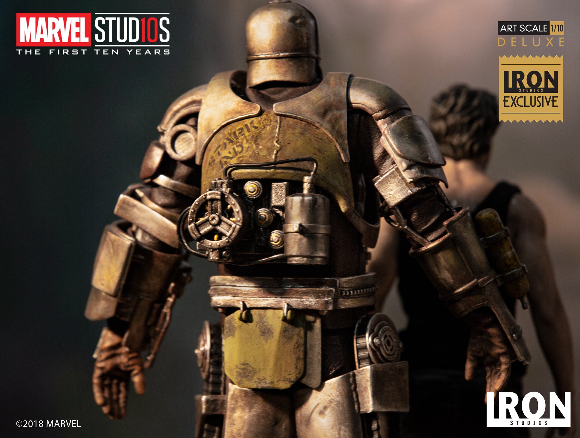 Iron Studios Deluxe Art Scale 1/10 Tony Stark & Mark I (Exclusive)