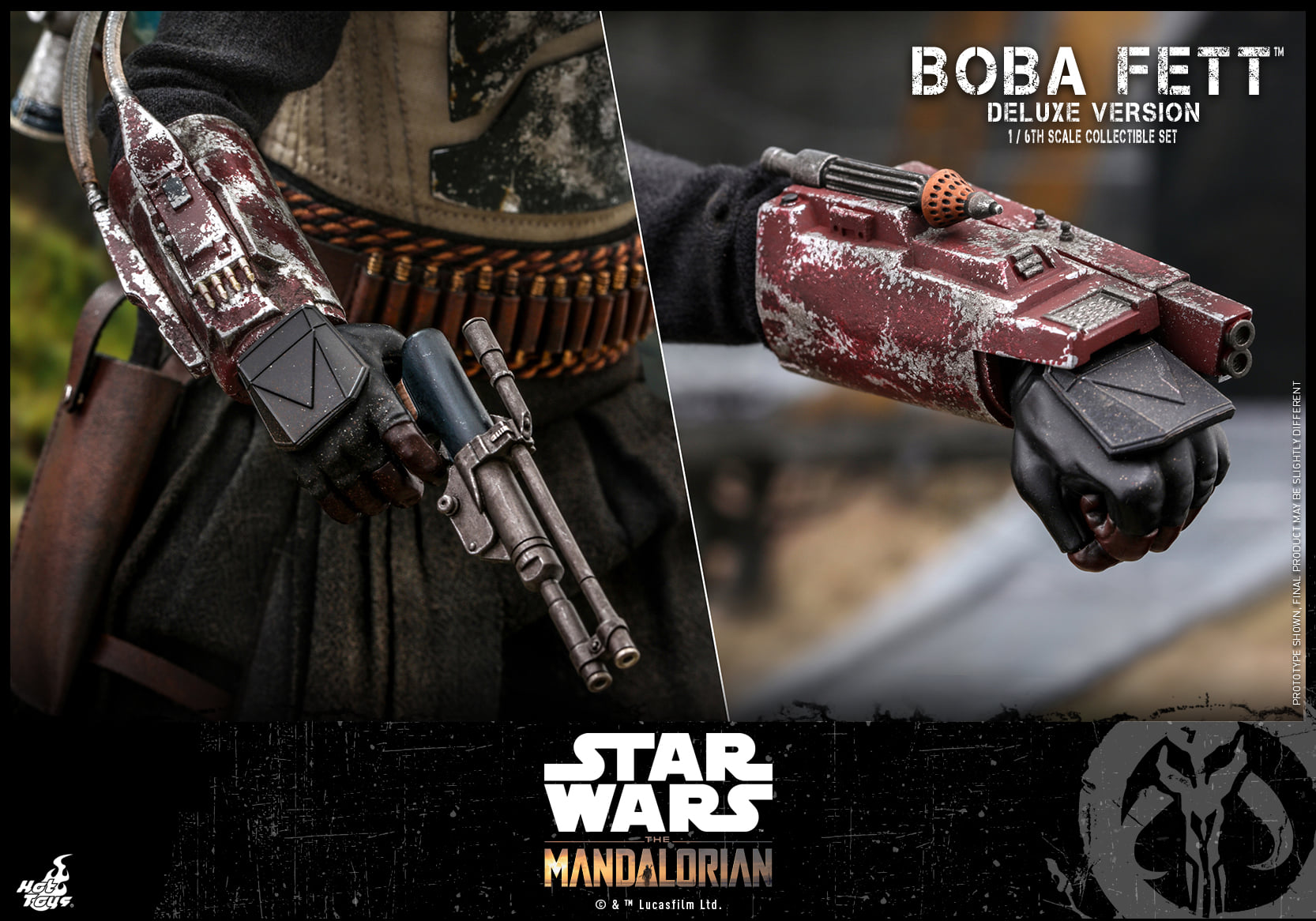 Hot Toys TMS034 1/6 Star Wars: The Mandalorian™ - Boba Fett (Deluxe Version)