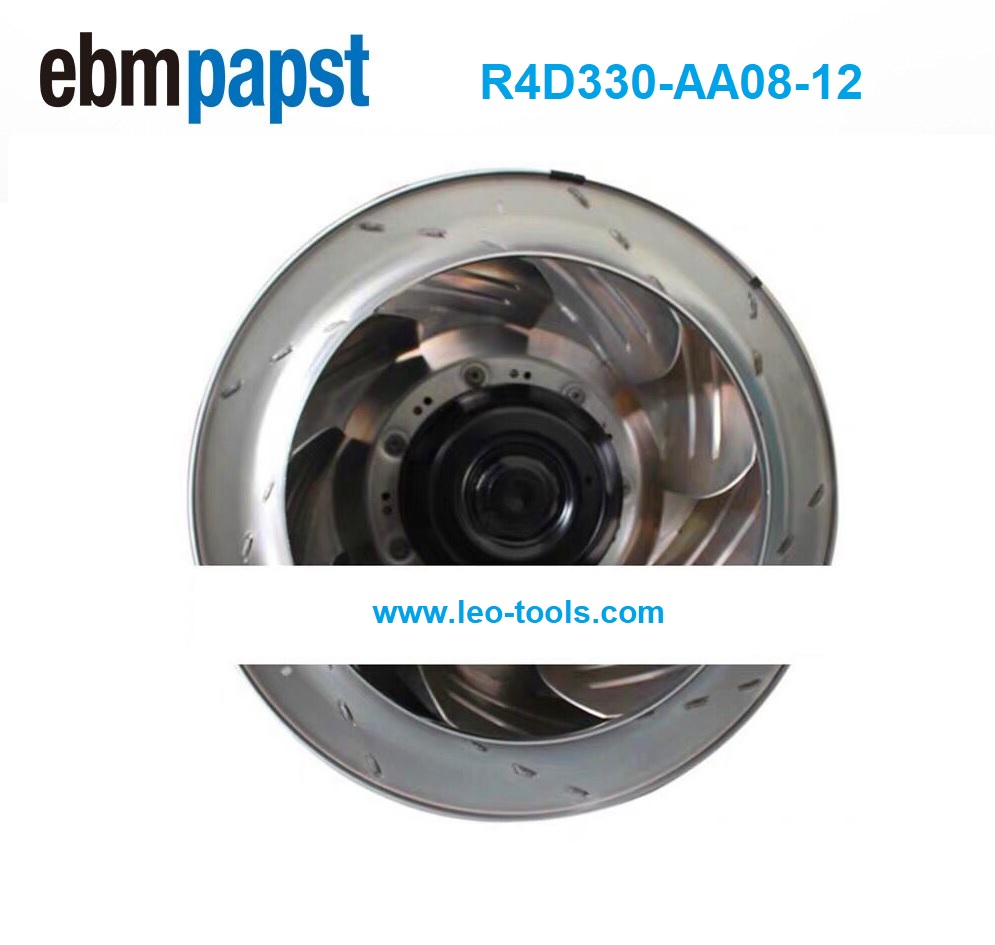 EBM-PAPST FAN MODEL: R4D330-AA08-12 86/112W, 1450/1680rpm, 400V, 50-60Hz