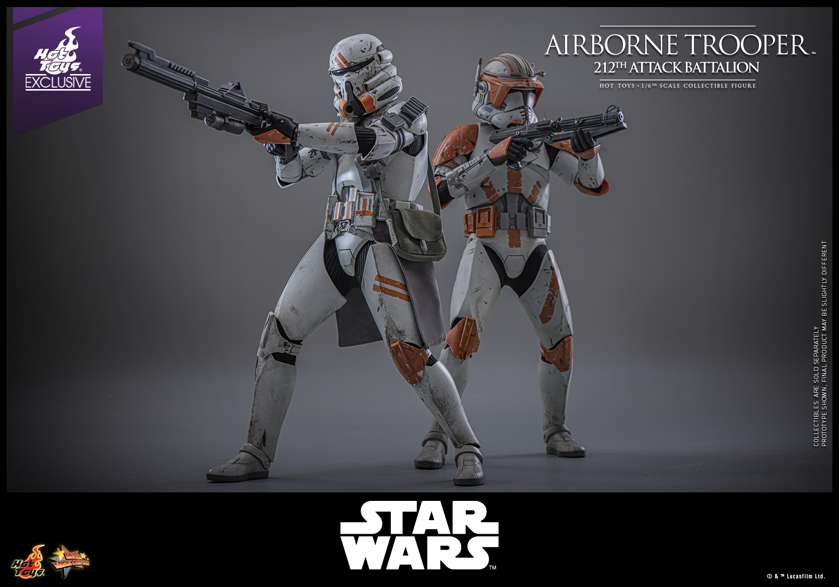 Hot Toys MMS794 Star Wars: Episode III Revenge of the Sith - Airborne Trooper (212th Attack Battalion) [Hot Toys Exclusive]