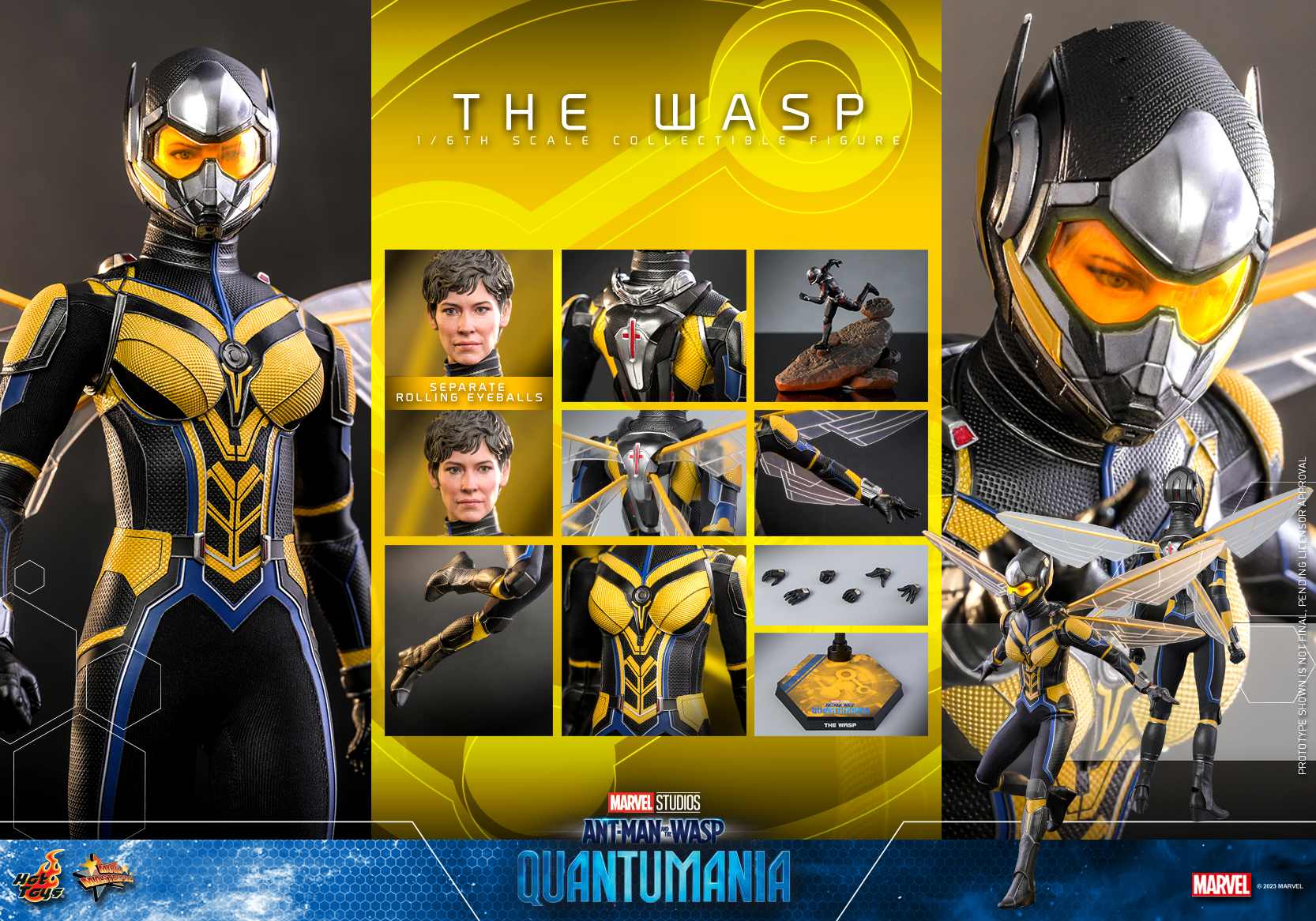 Hot Toys MMS691 1/6 Ant-Man and the Wasp: Quantumania - The Wasp
