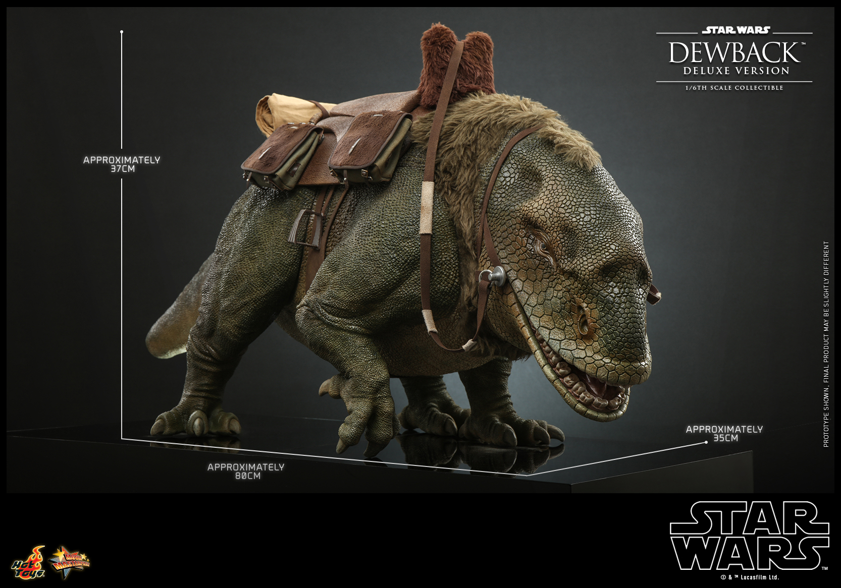 Hot Toys MMS720 1/6 Star Wars Episode IV: A New Hope™ - Dewback™ (Deluxe Version)