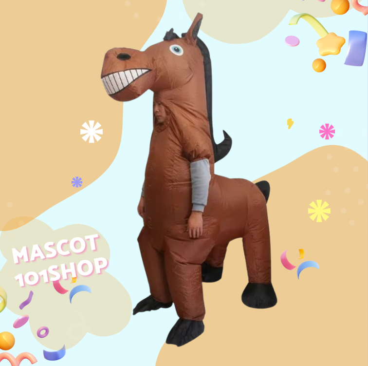 ชุดม้าเป่าลมใส่ทั้งตัว